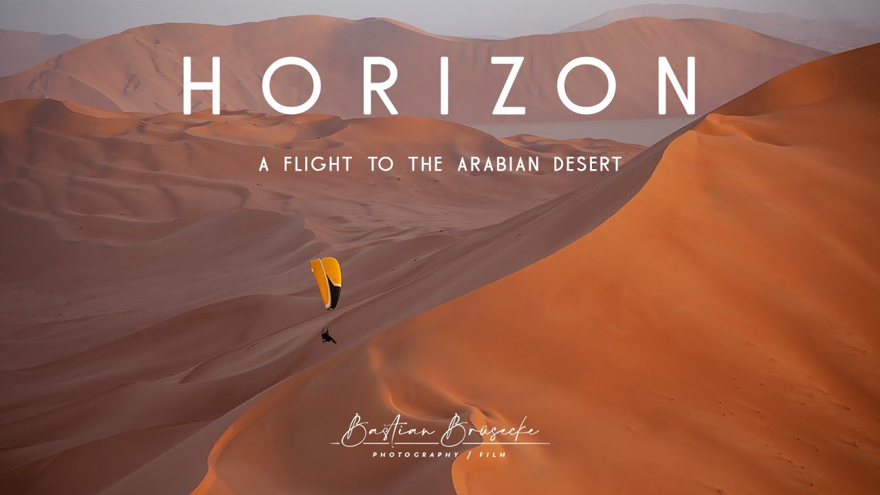 Deserts of Saudi Arabia from air! Paramotor Adventure, 