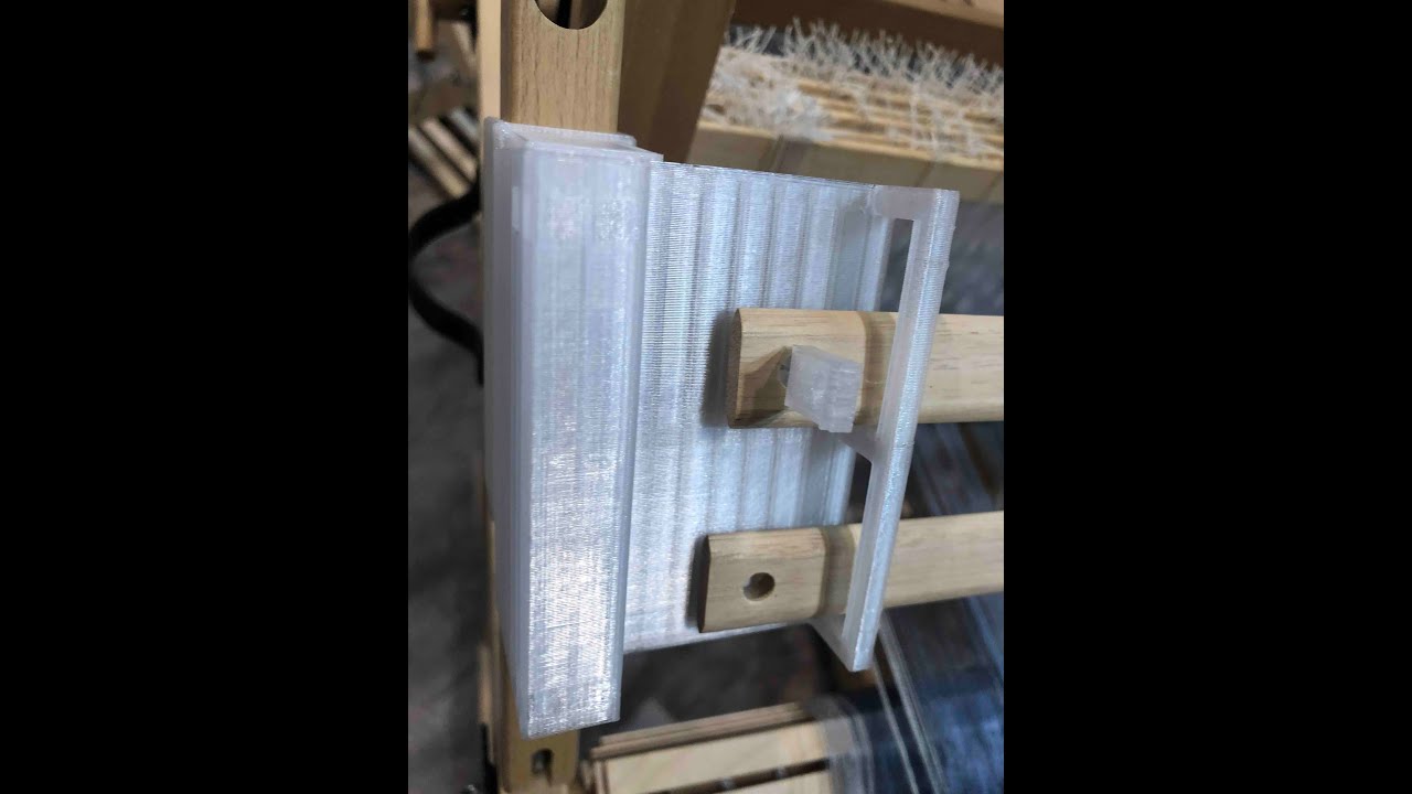Louet Jane Loom - Warping Demo using the Helping Hands with Beam Assist