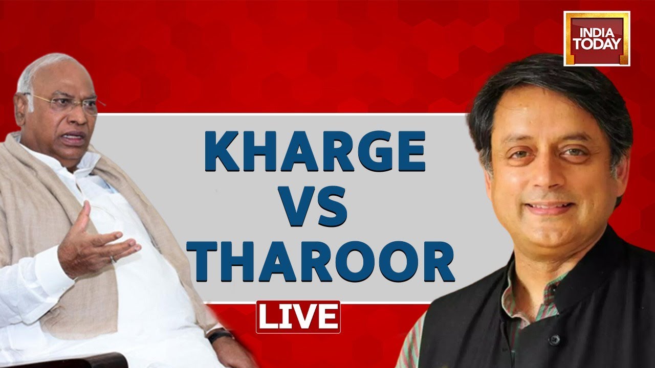 Congress President Elections LIVE Updates: Kharge Vs Tharoor | Digvijaya Singh Opts Out | LIVE News