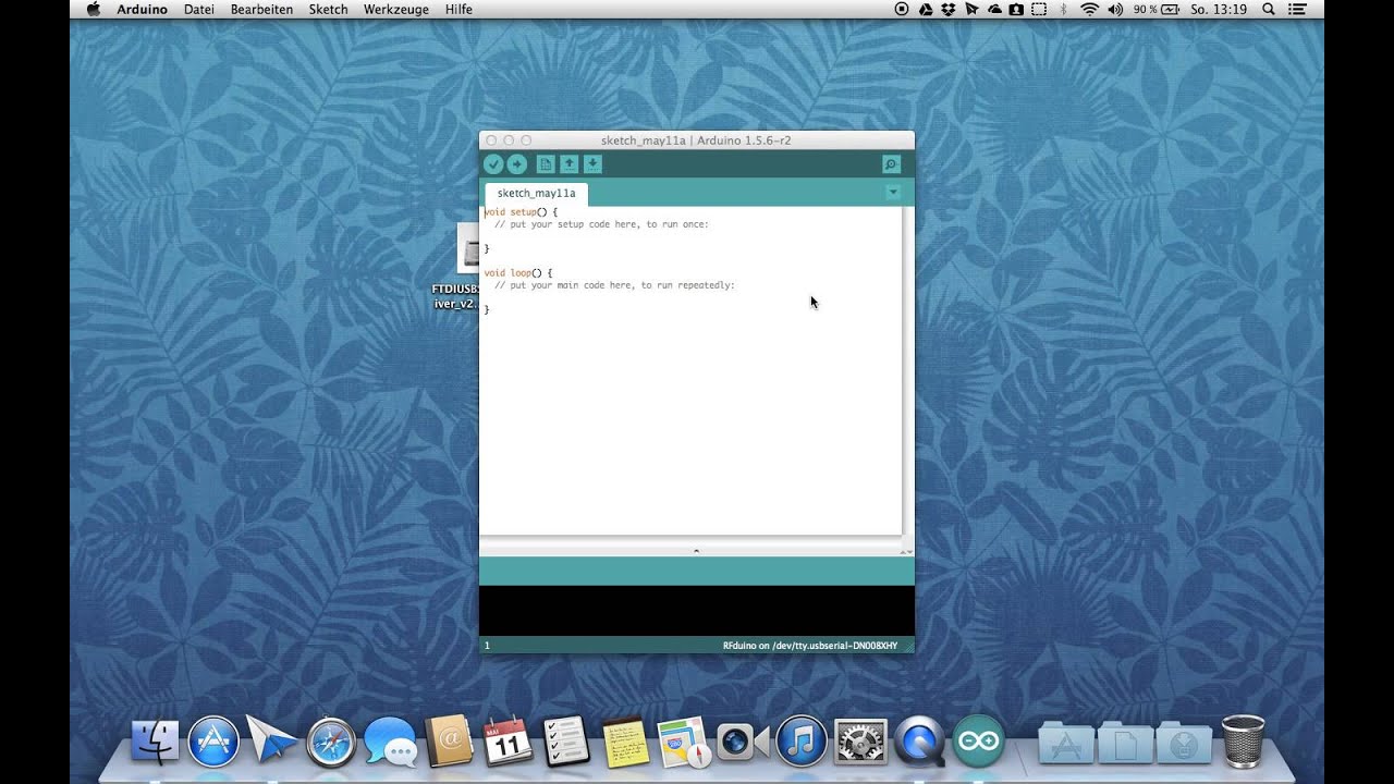 RFduino Arduino IDE Setup