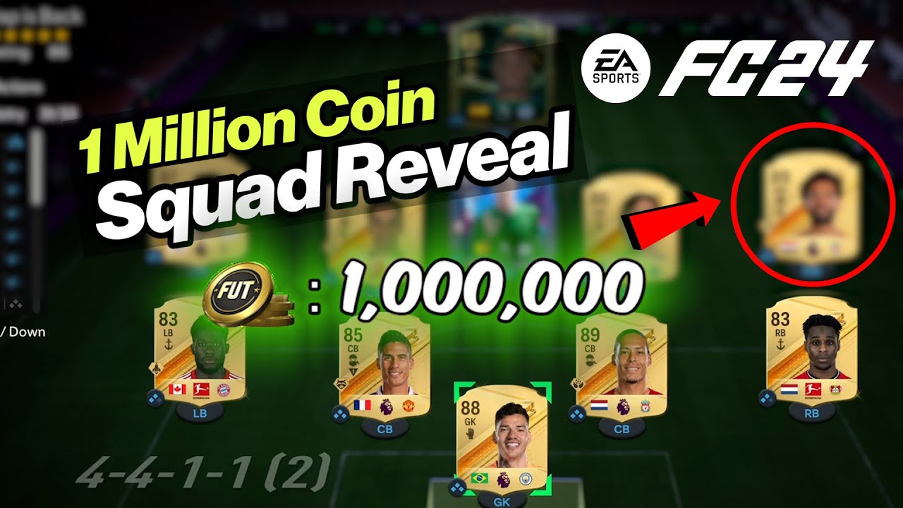 My 1 Million Coin Squad Reveal in EA FC 24