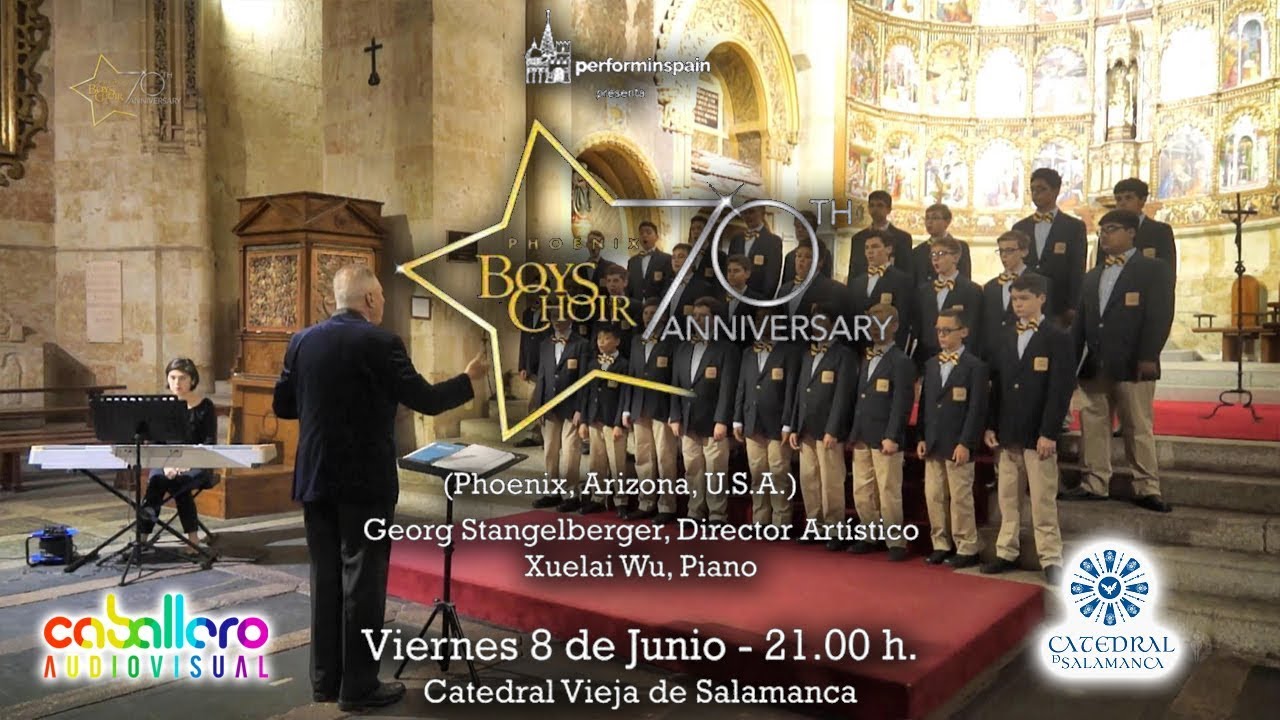 Concierto Boys Choir Phoenix. 8.6.2018. Salamanca
