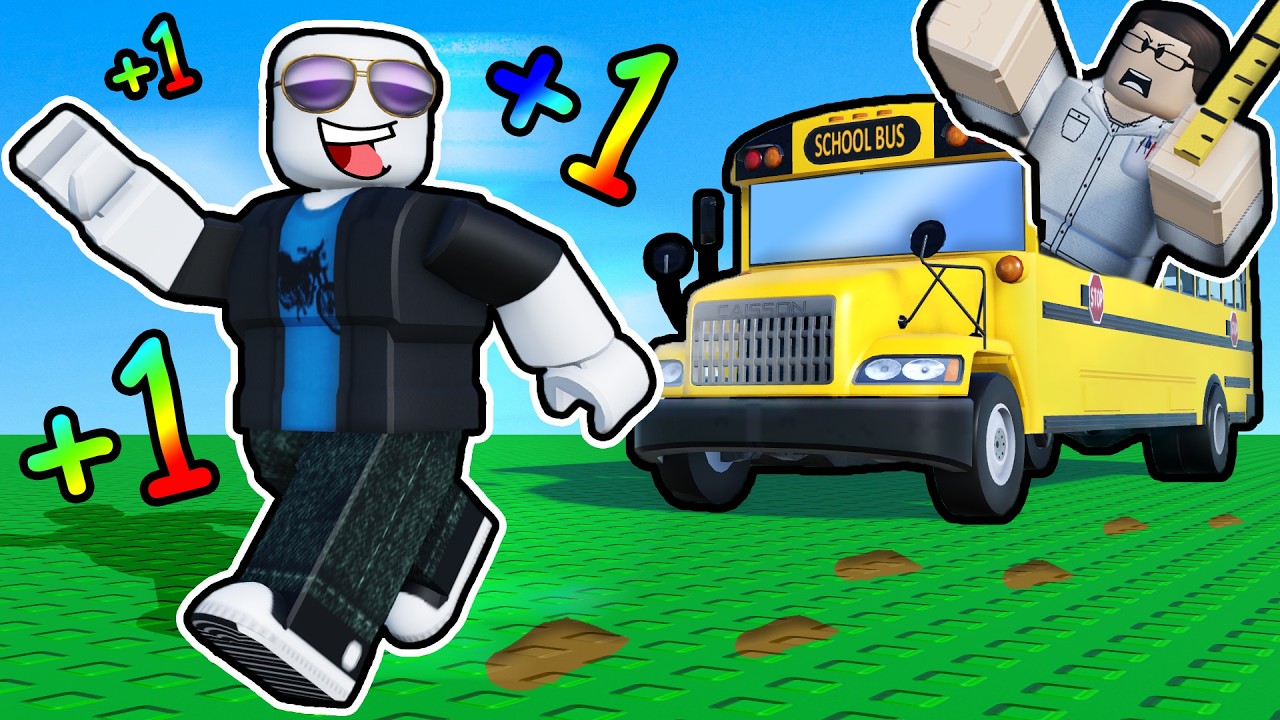 Каждую секунду +1 СКОРОСТЬ, чтобы сбежать из школы Roblox...