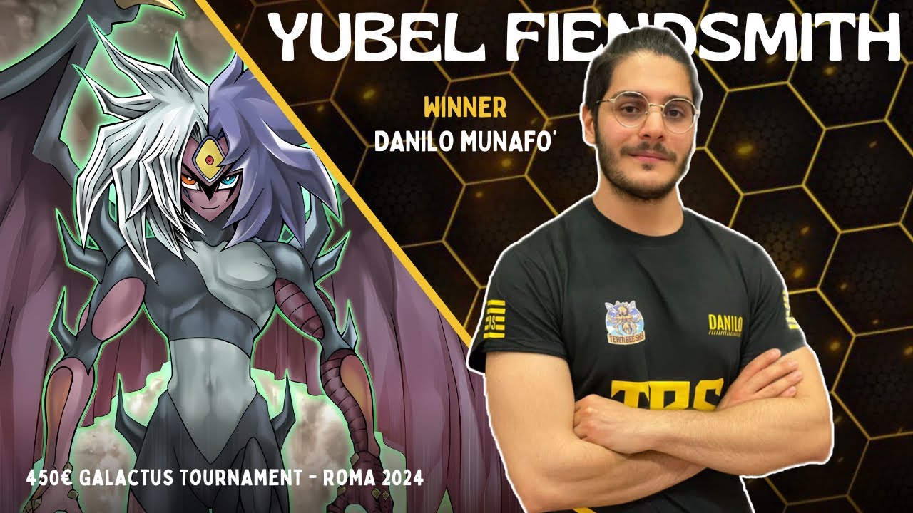 Yubel deck profile post ROTA - Winner 450€ galactus tournament - Danilo Munafò