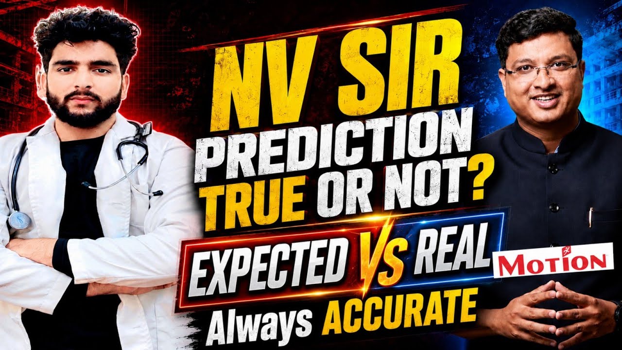 RE NEET Expected 2026 Cutoff Vs Actual | NV Sir Predicted Cutoff | ReNeet Marks Vs Rank|High Cutoff 