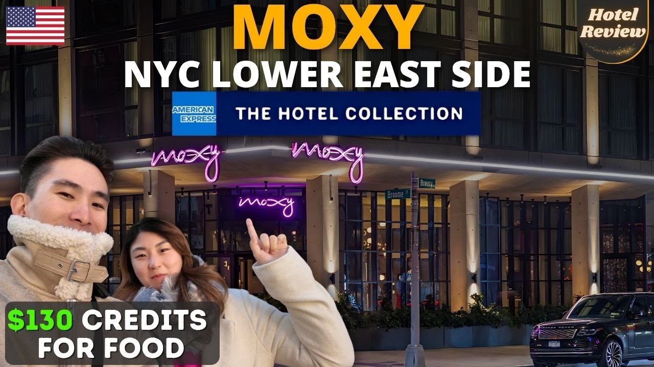 Moxy NYC Lower East Side Hotel Review | Partial City View Room | Amex The Hotel Collection