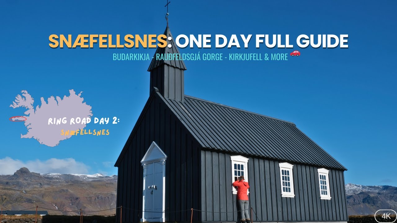 Snæfellsnes Peninsula Iceland in One Day | Gerduberg to Kirkjufell, Costs & Driving Views [4K]