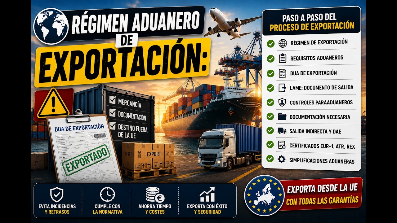 Exportación: Guía completa del Régimen Aduanero