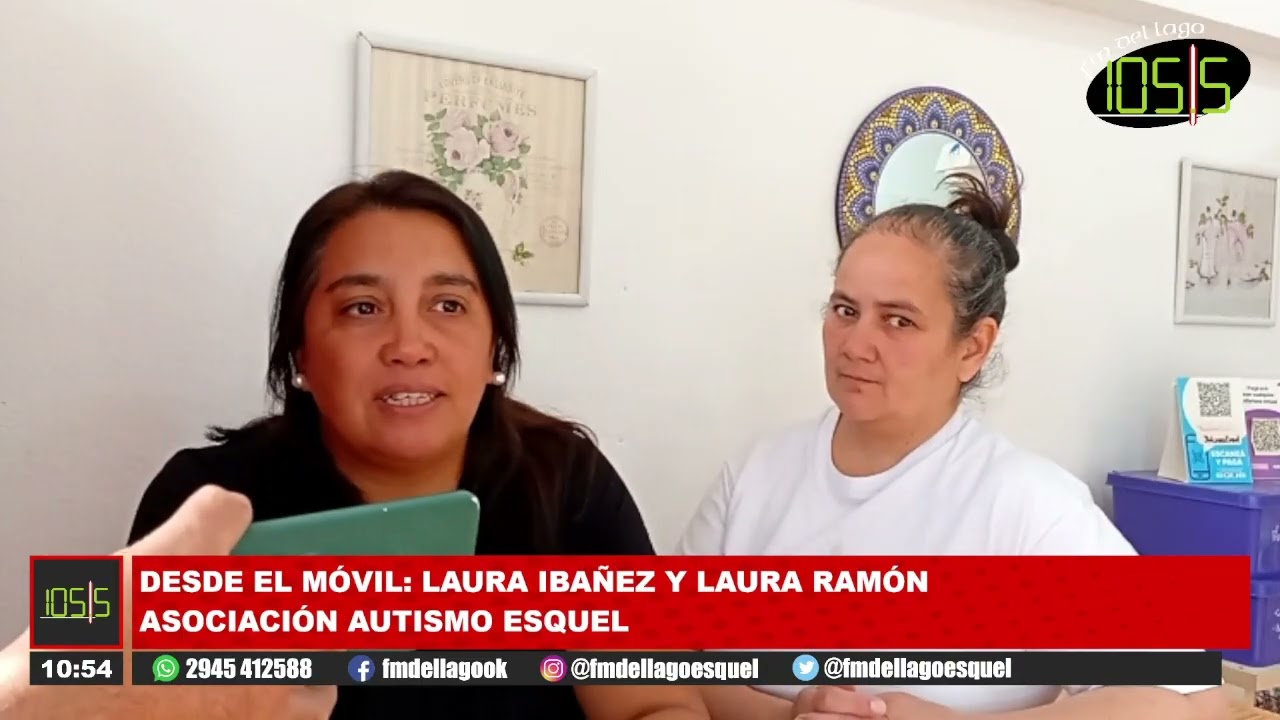 Laura Ibáñez y Laura Ramón, desde la asociación Autismo Esquel