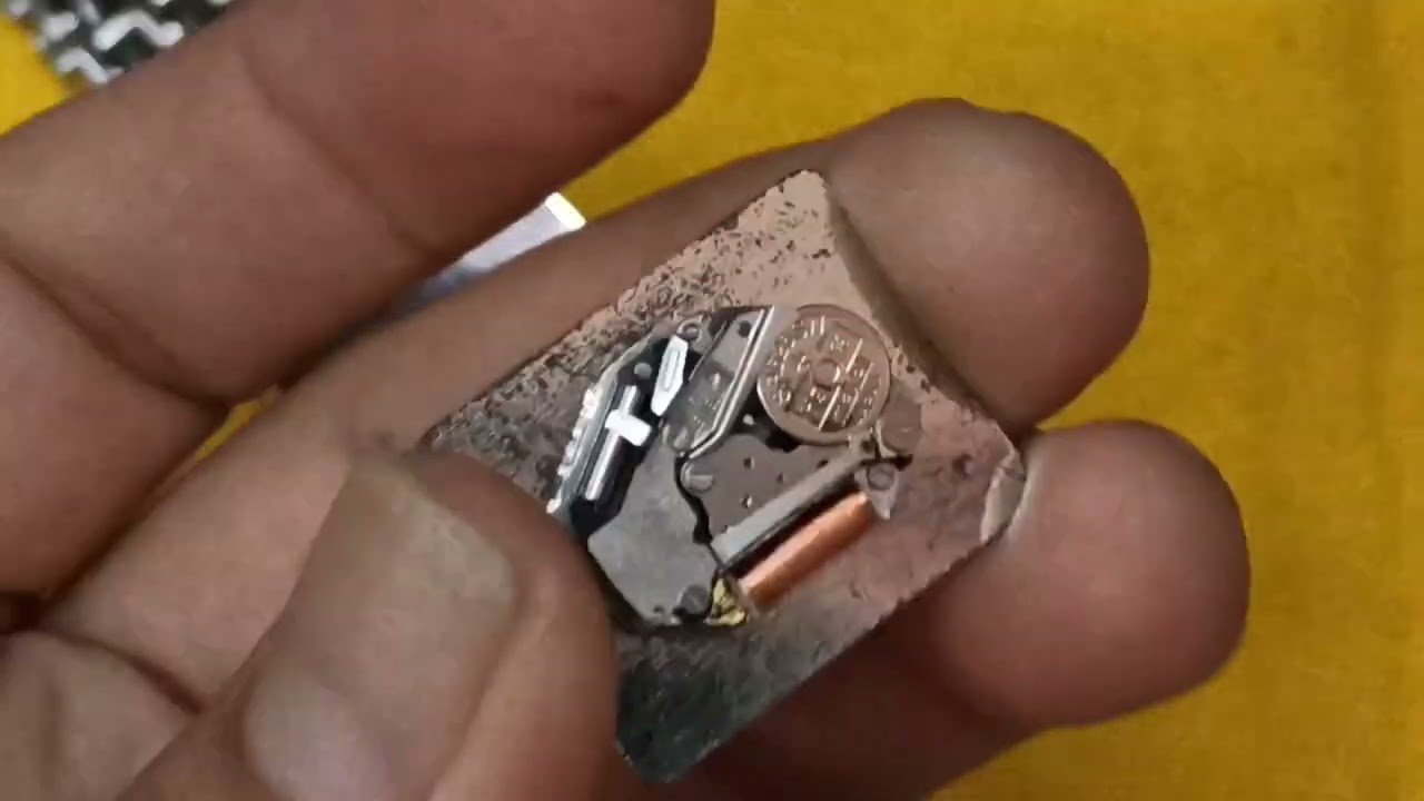 cambiando máquina Miyota de reloj