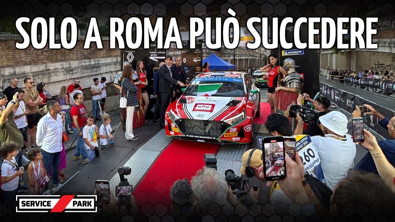 RALLY ROMA CAPITALE 2024 | SERVICE PARK ON STAGE