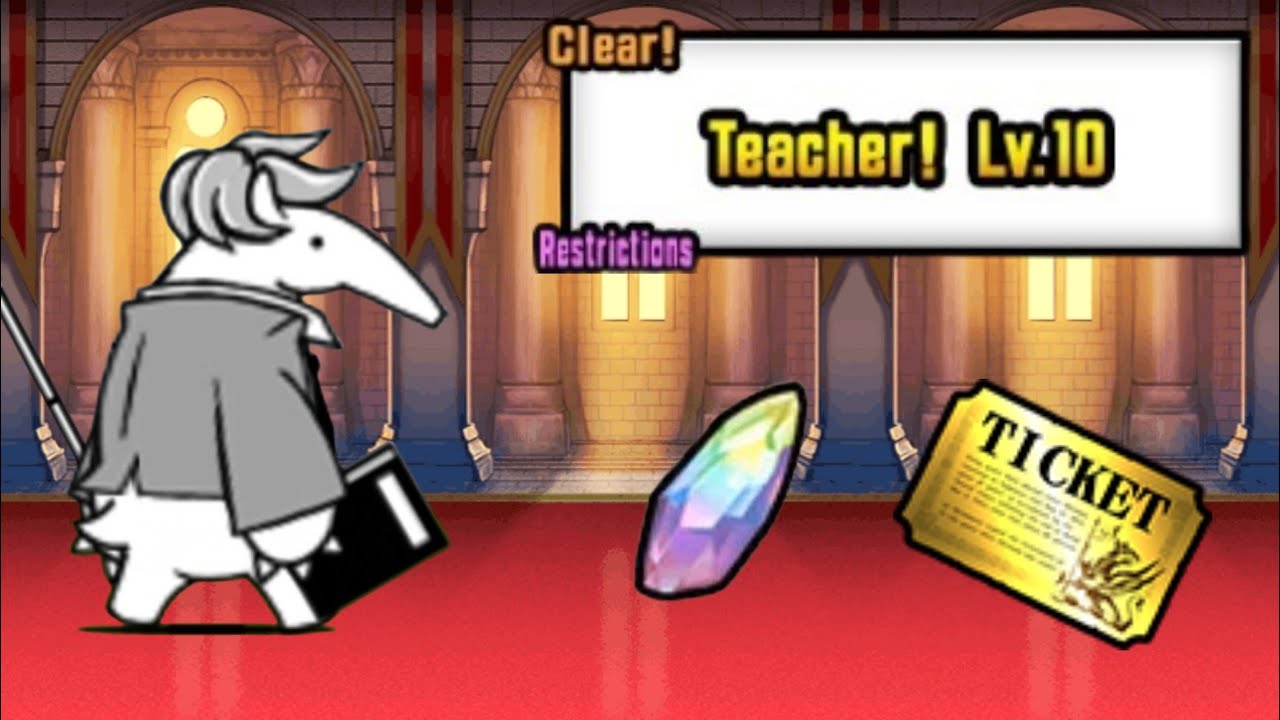 April Gauntlet I - Teacher Lvl.10 - The Battle Cats
