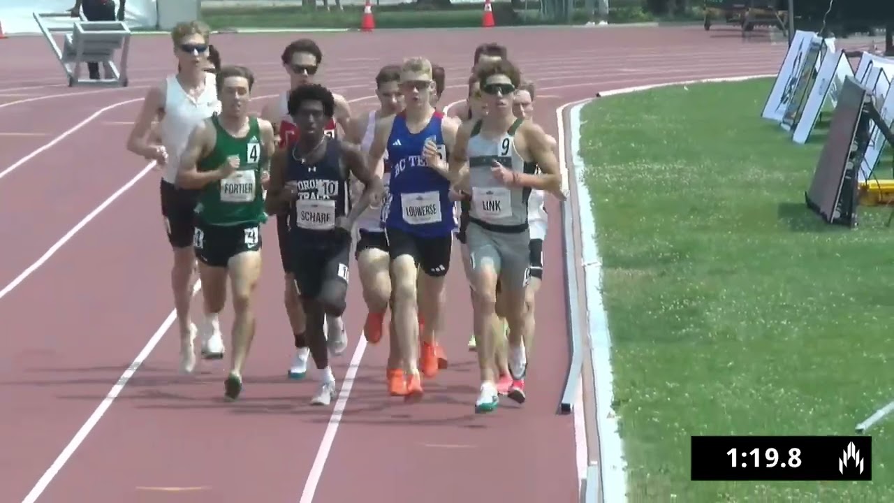 Men's 1500m U20 Final - Canadian Track & Field Championships 2025 [Full Race Replay]
