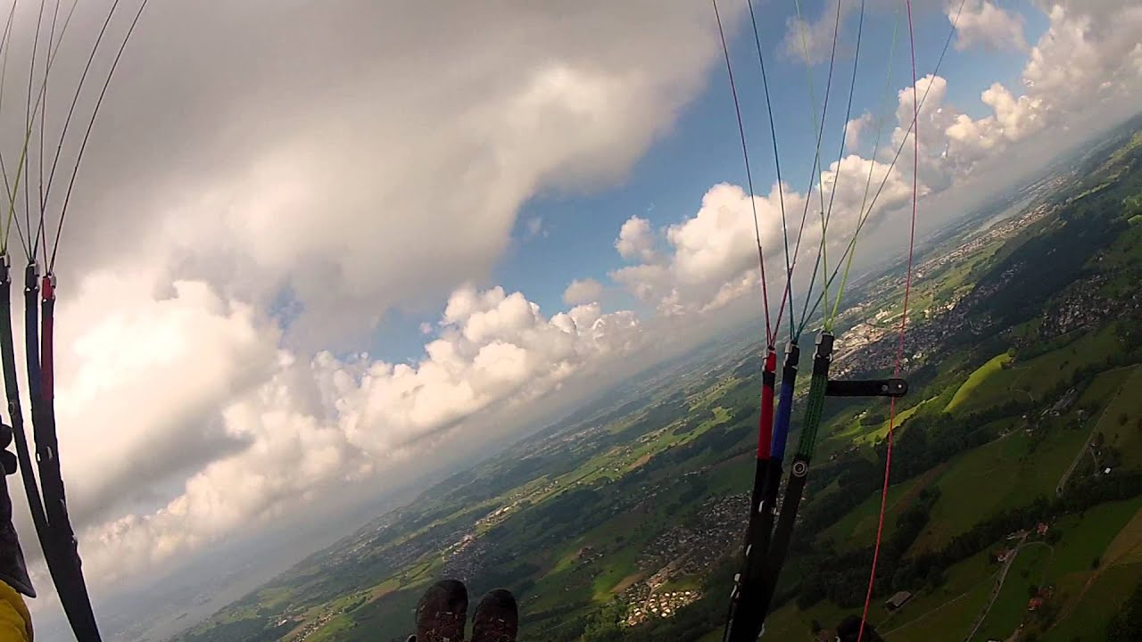 140529 Auffahrt über dem Säntis