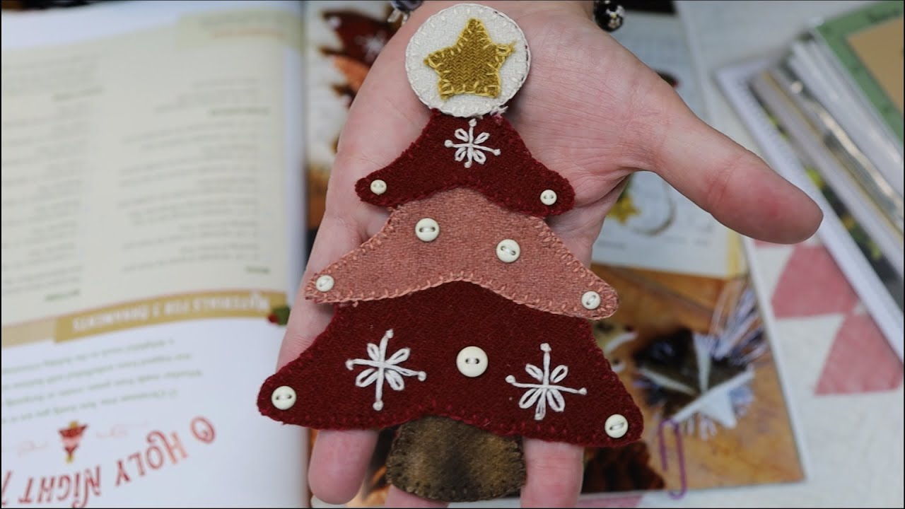 Wool Ornament Club #9 New wool applique patterns