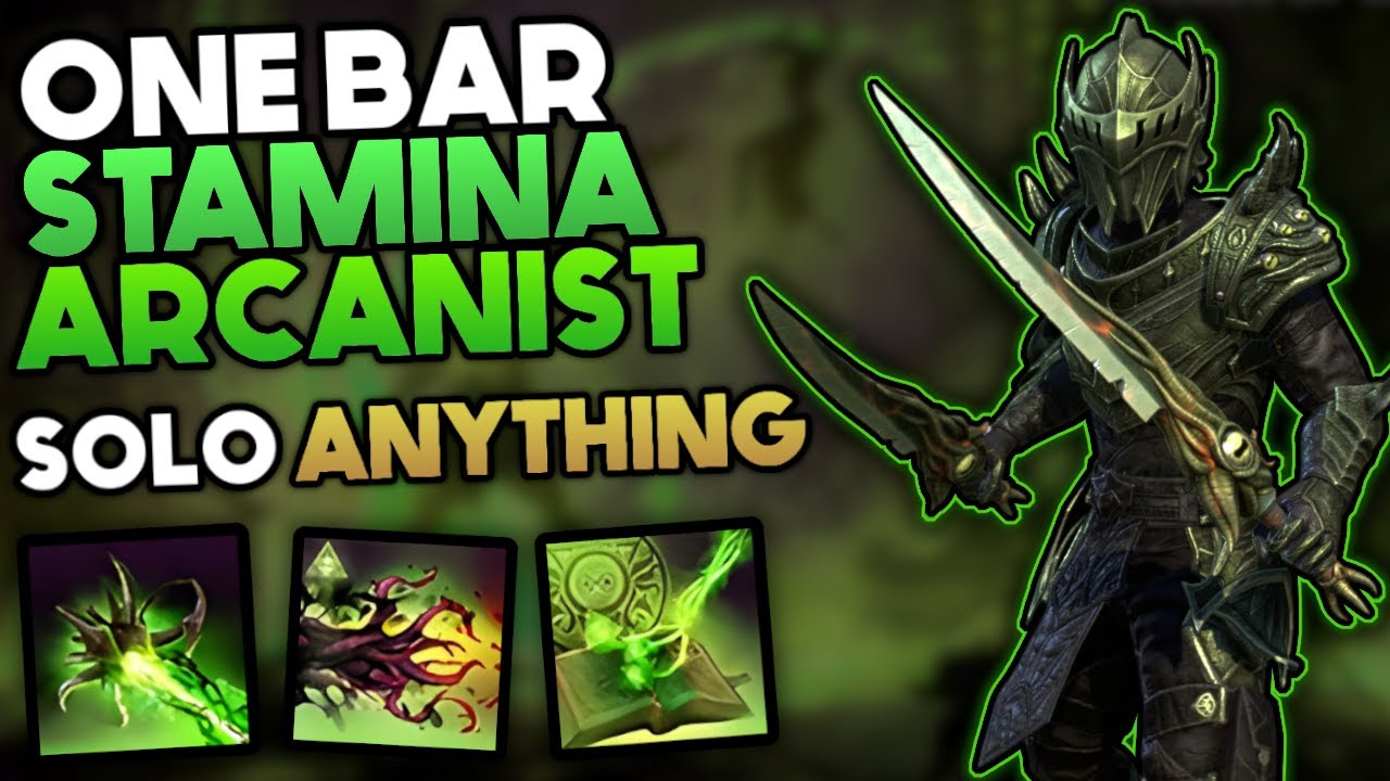 The Best Solo One Bar Stamina Arcanist Build - Solo Anything, Even Dungeons | ESO - Update 44