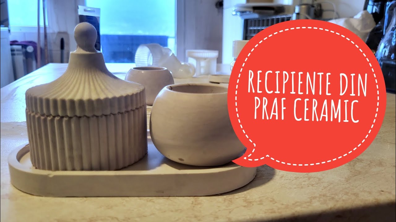 CUM FACI RECIPIENTE DIN PRAF CERAMIC DARWI FORM!