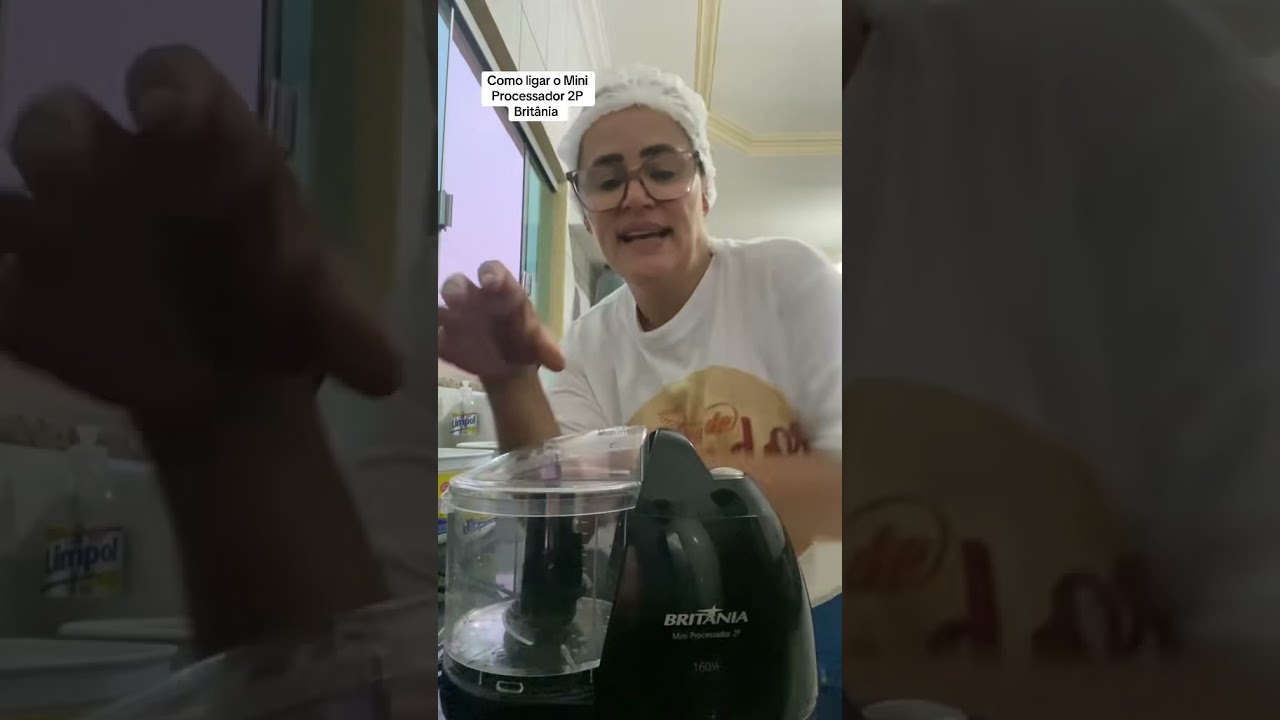 Como ligar o Mini processador da Brit&acirc;nia.