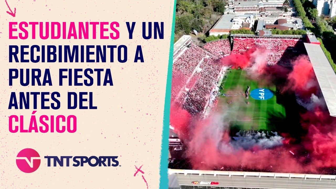 ¡El #Leon rugió en la previa del #ClasicoPlatense! El recibimiento de #Estudiantes en #Uno