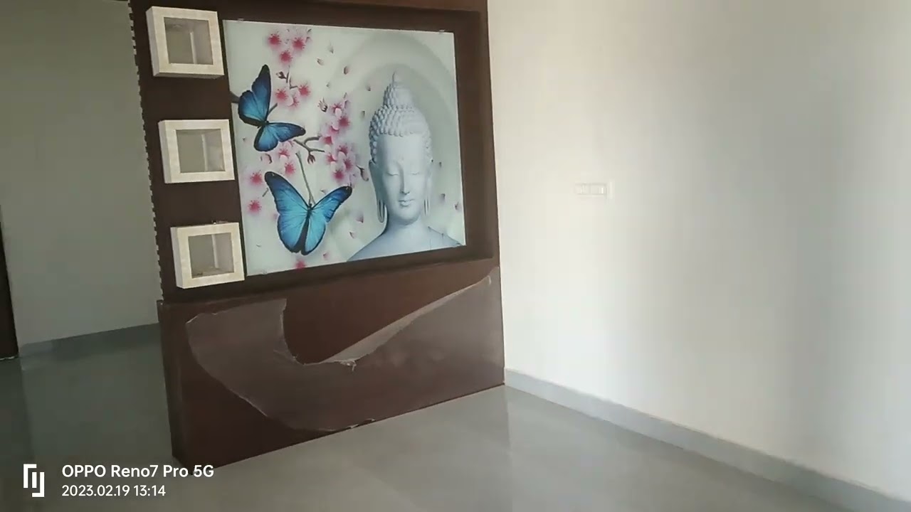 lord Buddha design on glass