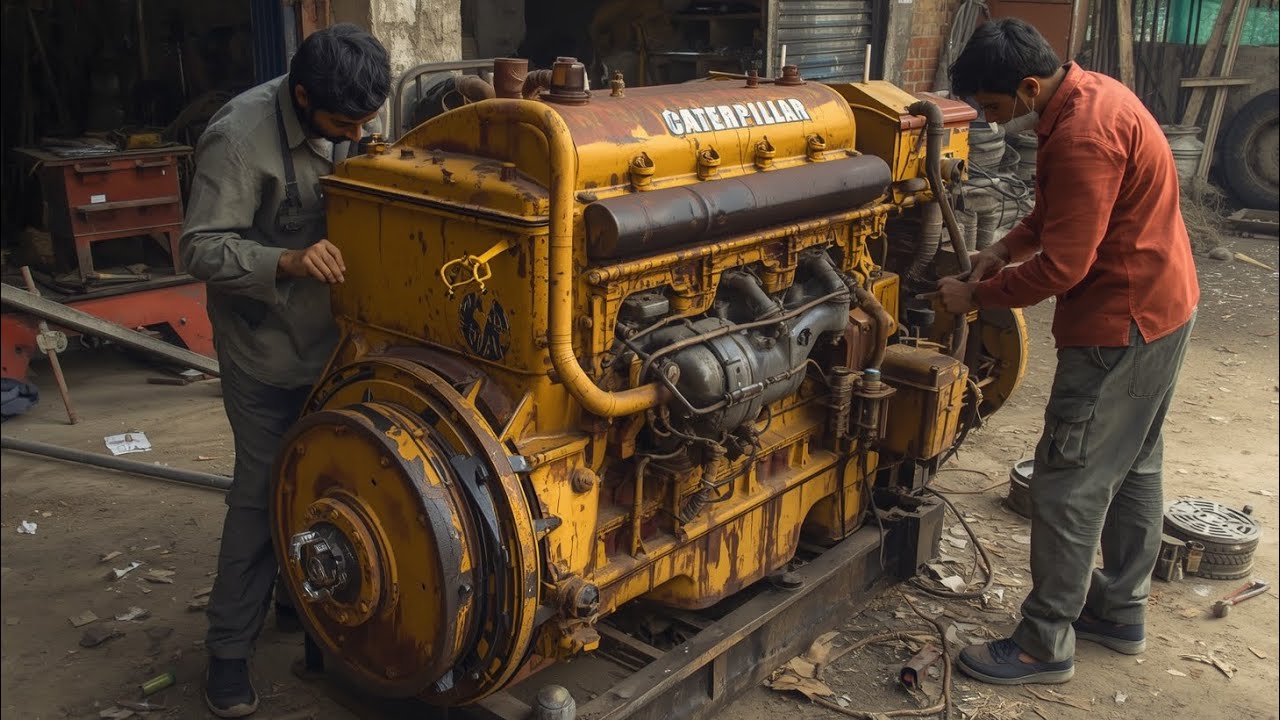 incredible Old Fully Seized Engine Restored to Life by a Master Mechanic Impossible Engine Repair