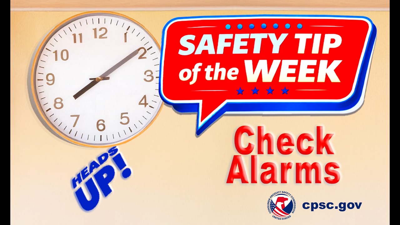 Daylight Saving Time Safety: Check Smoke & CO Alarms