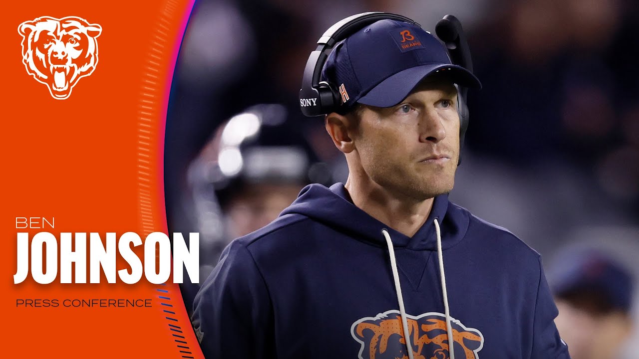Ben Johnson looks ahead to Cowboys, discusses Caleb Williams' approach | Chicago Bears