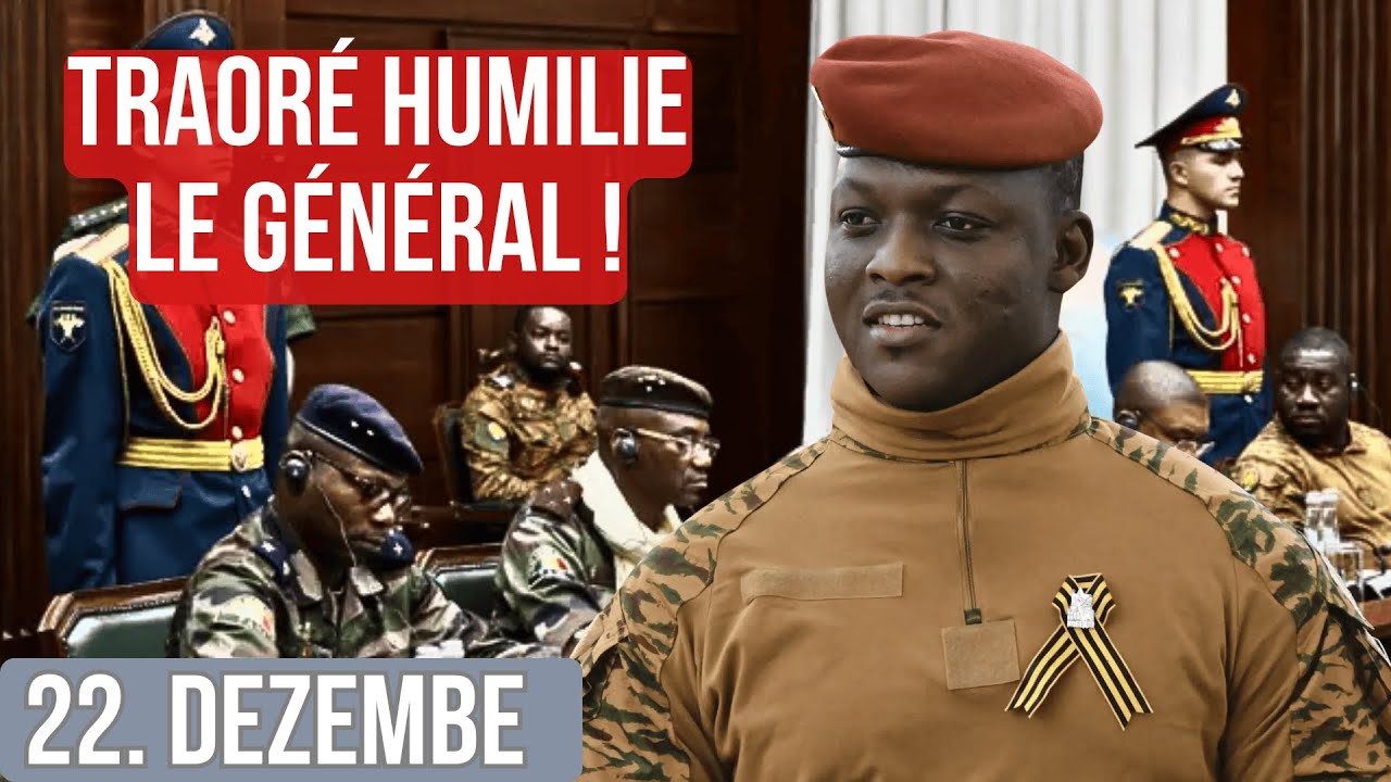 LE GESTE CHOQUANT D’IBRAHIM TRAORÉ QUI A HUMILIÉ LE GÉNÉRAL CORROMPU DEVANT TOUTE L’ARMÉE