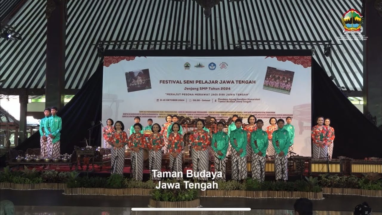 JUARA 1-FESTIVAL SENI PELAJAR JAWA TENGAH- JENJANG SMP - SMPN 1 SELOMERTO KAB. WONOSOBO (T. Wajib)