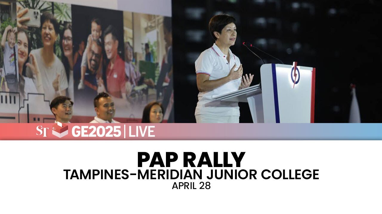 [LIVE] PAP rally at Tampines-Meridian Junior College | Pasir Ris-Changi GRC | April 28 | GE2025