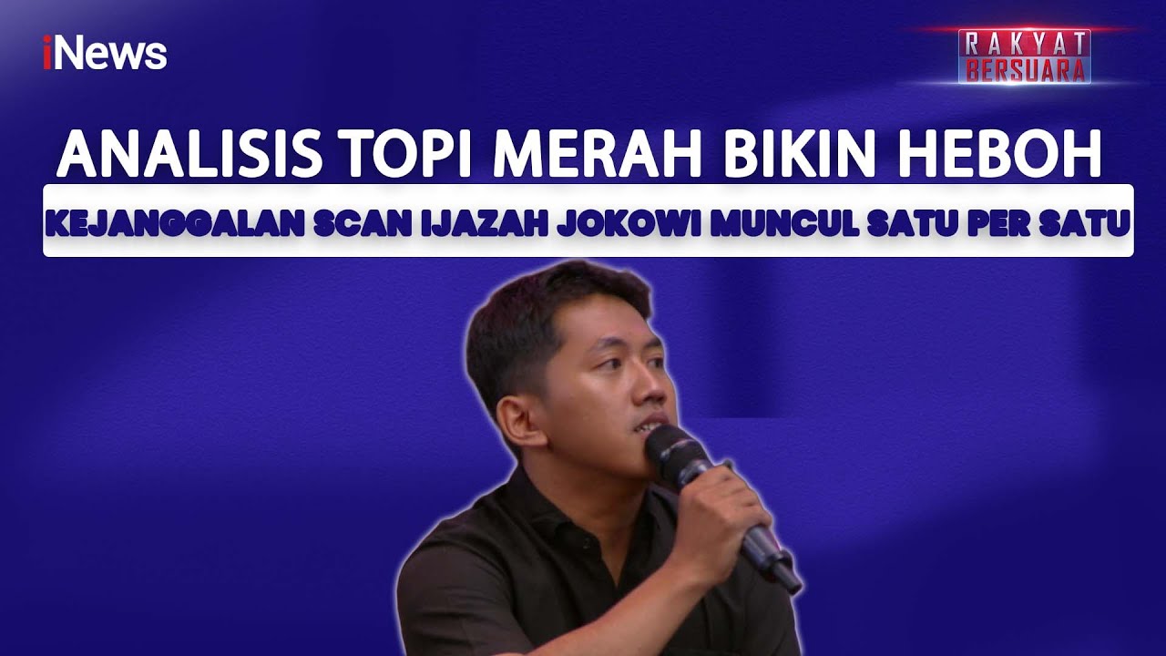 Ijazah Jokowi Terungkap! Topi Merah Soroti Ketidakcocokan Fakta!