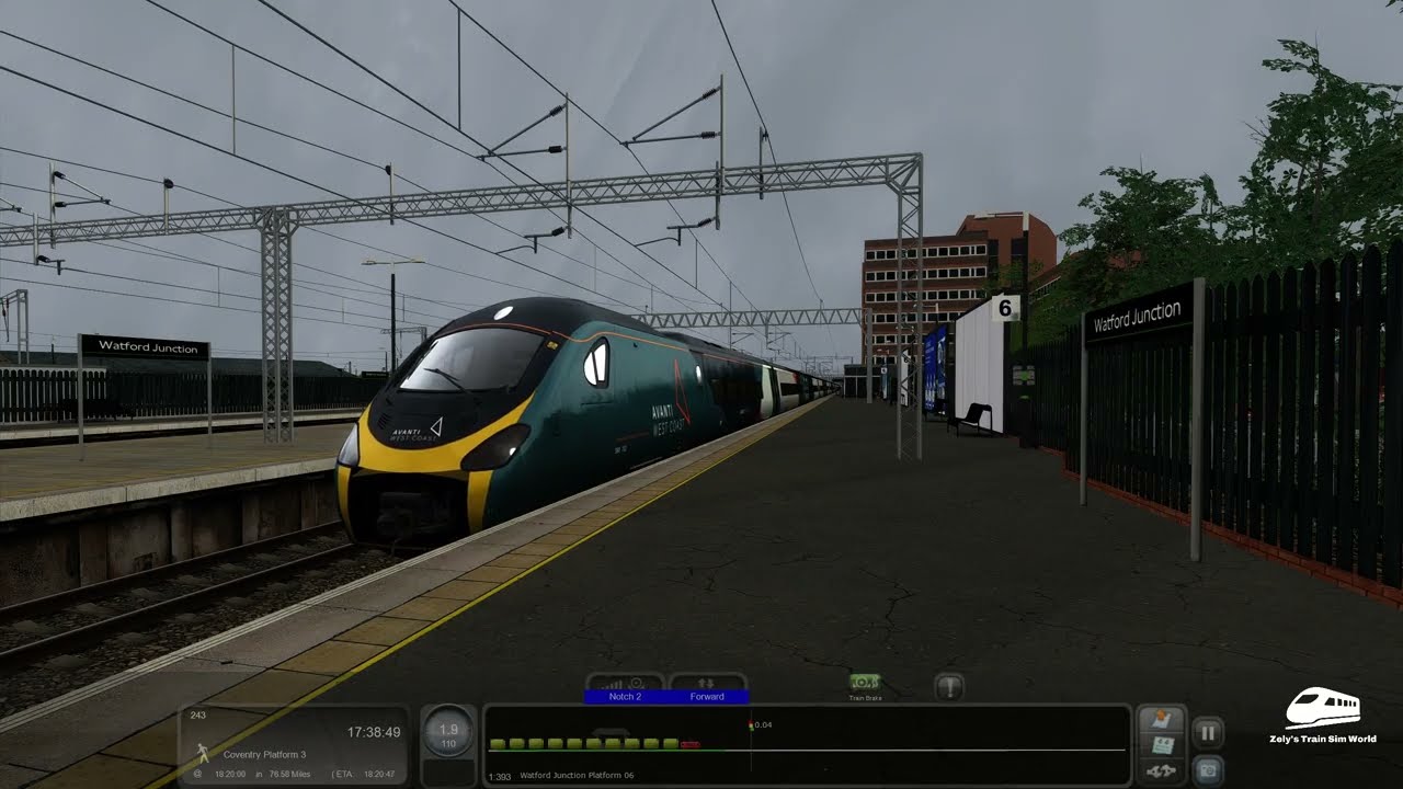 Train Sim Classic 17:23 Euston to Birmingham New Street (Full run)