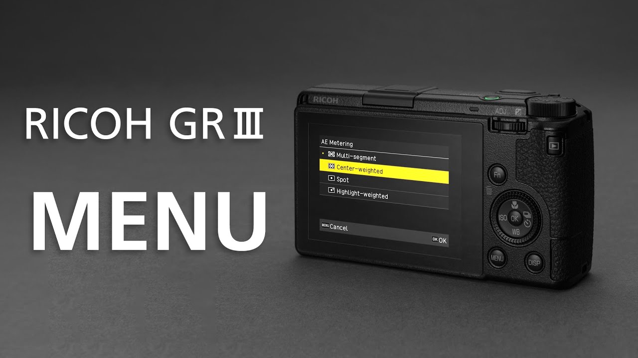 RICOH GR III Menu | Image Settings