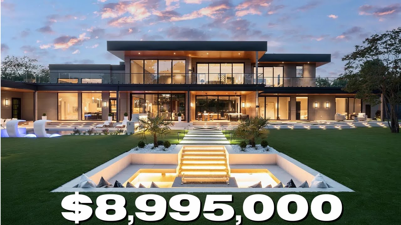 DALLAS REALTORS TOUR A $8.9M ULTRA LUXURY MODERN HOME | Is this the Coolest House in Dallas?