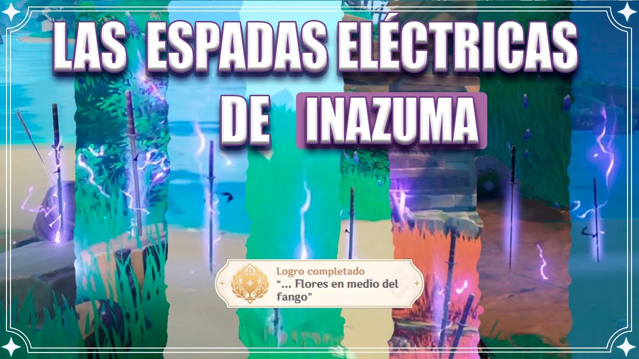 Las Espadas El&eacute;ctricas de Inazuma. Logro *OCULTO*. Genshin Impact Inazuma 2.0