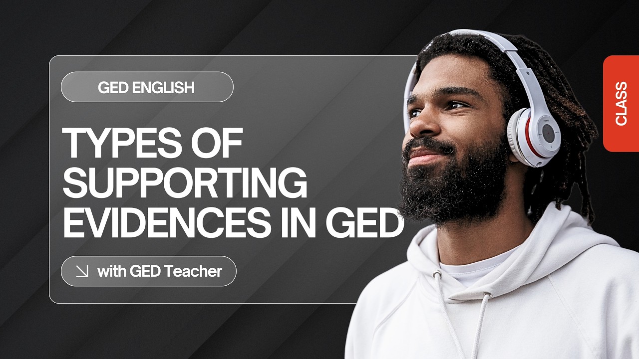 GED RLA Learn Types of Supporting Details for Your Passages