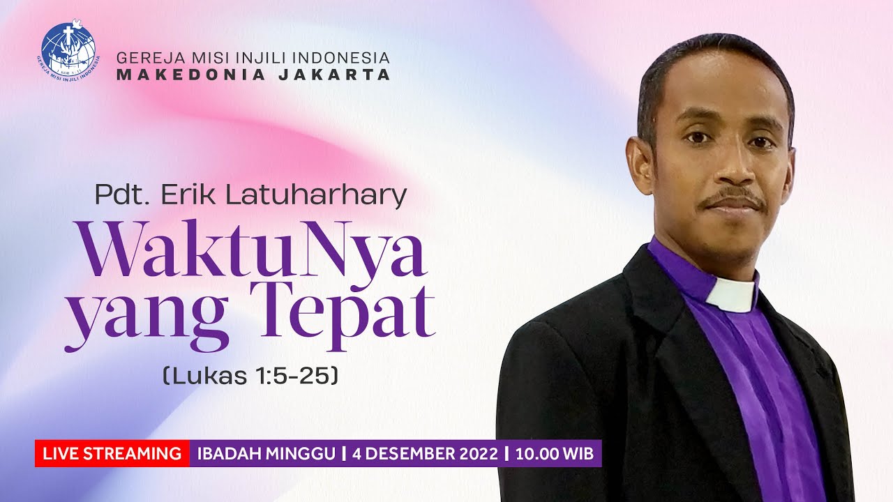 Ibadah Minggu GMII Makedonia Jakarta 4 Desember 2022