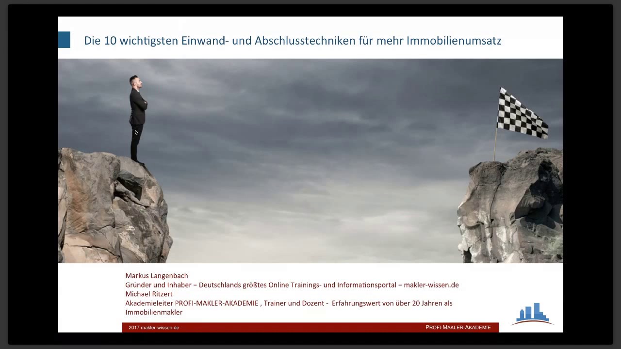 Die 10 wichtigsten Einwand- und Abschlusstechniken f&uuml;r Immobilienmakler