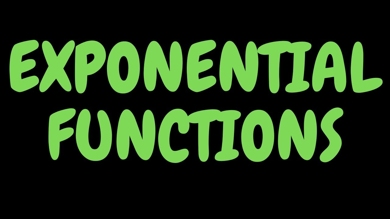 Graphing Exponential Functions