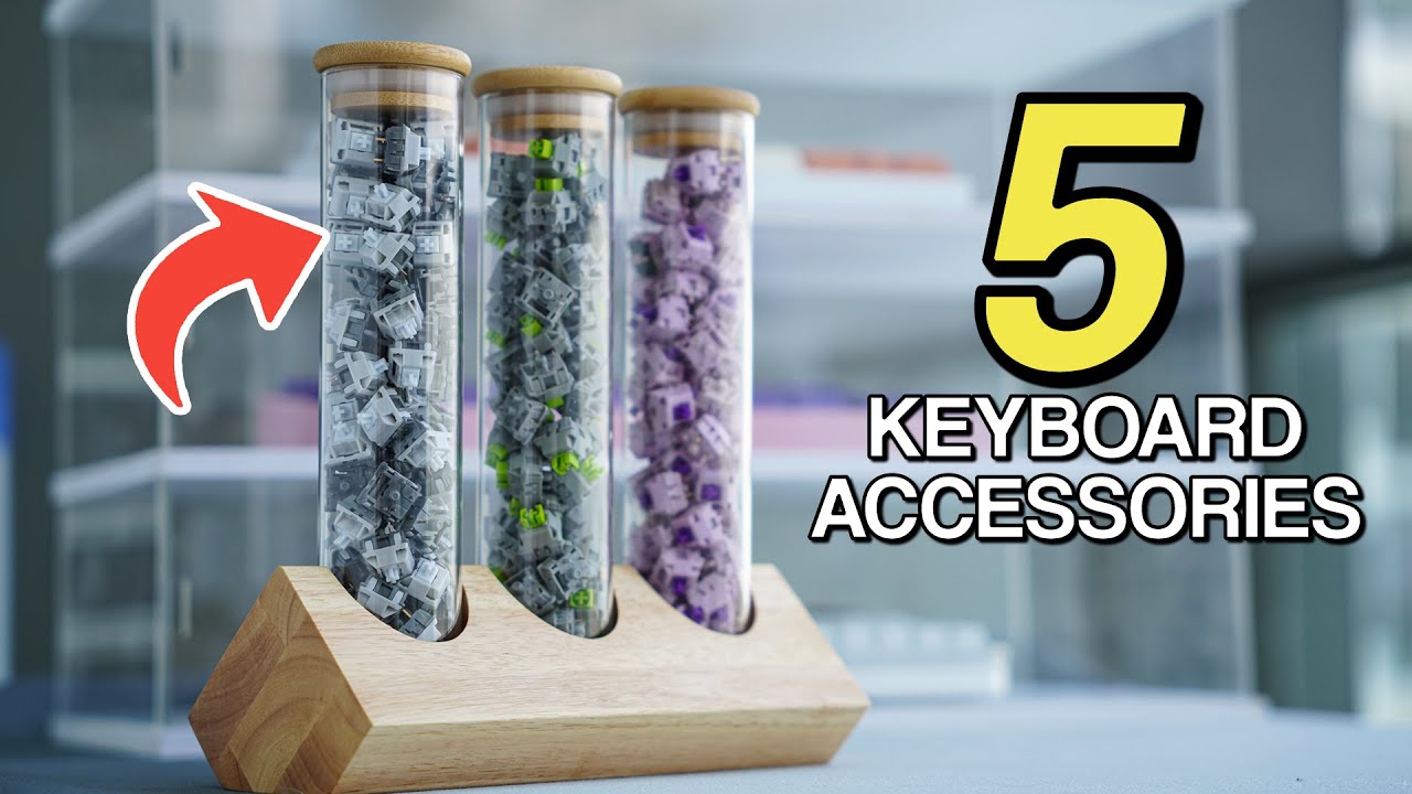 My TOP 5 Keyboard Accessories!