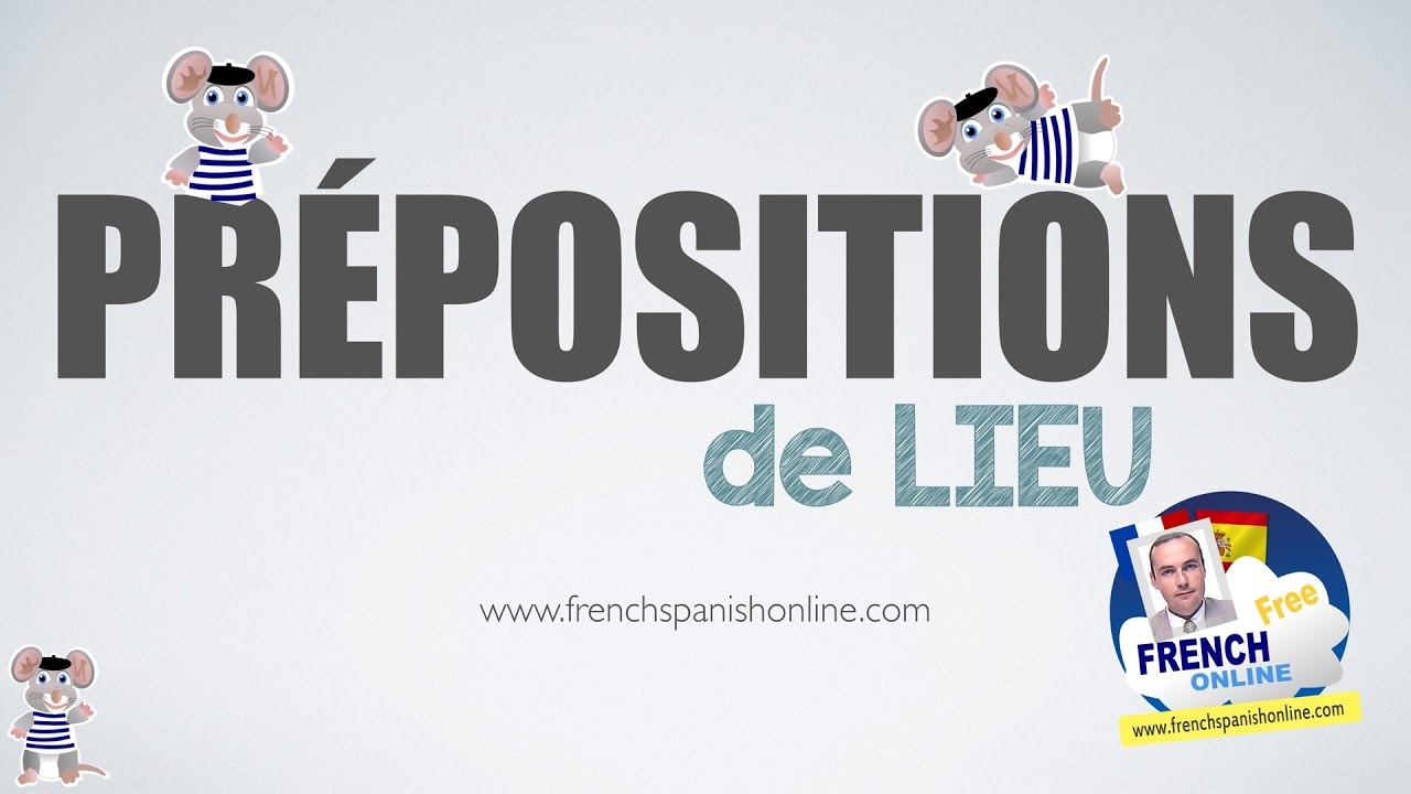 Preposiciones de lugar en Francés