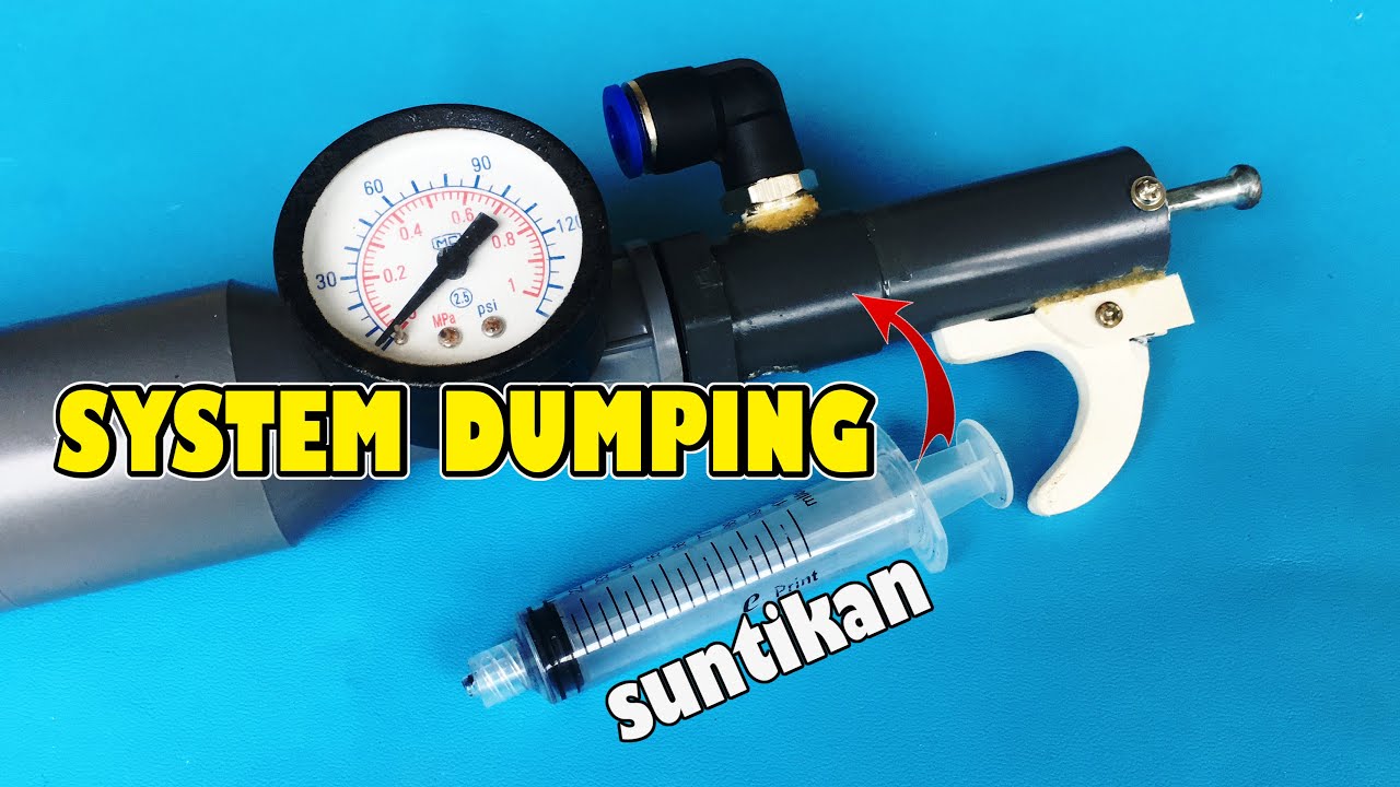 Simple and Easy! How to make Valve dumping system from syringe ink for PVC Slingshots