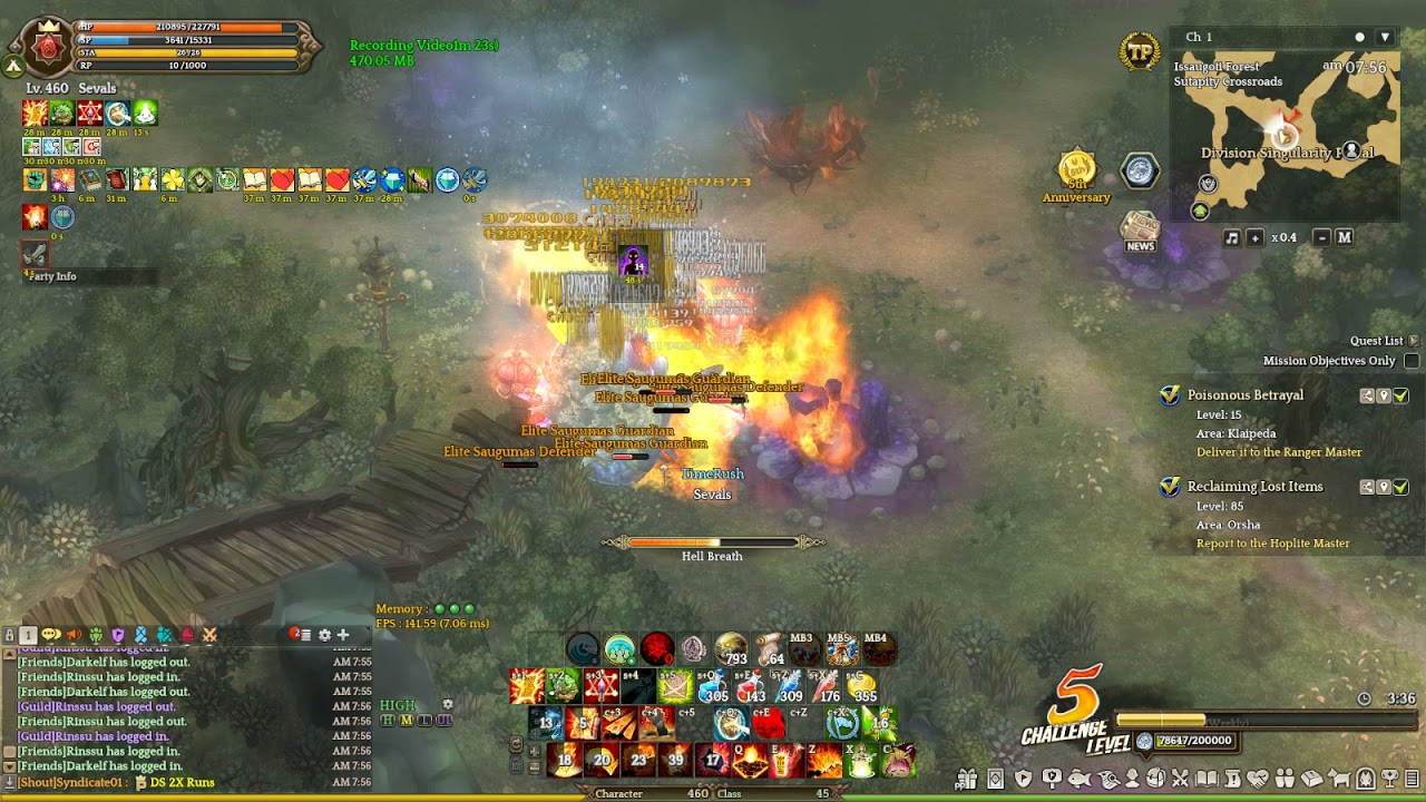 Tree Of Savior | DS5 Solo Loot Test
