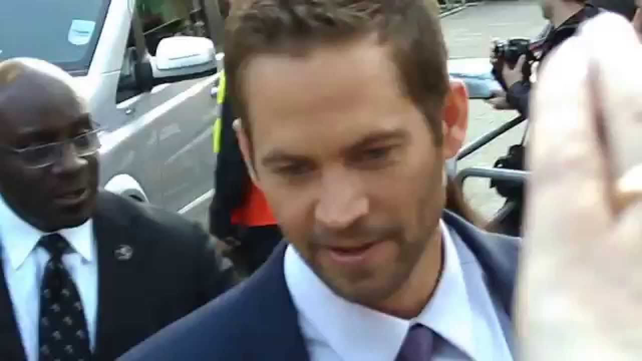 Paul Walker World Premiere of Fast and Furious 6 in London May 7th, 2013