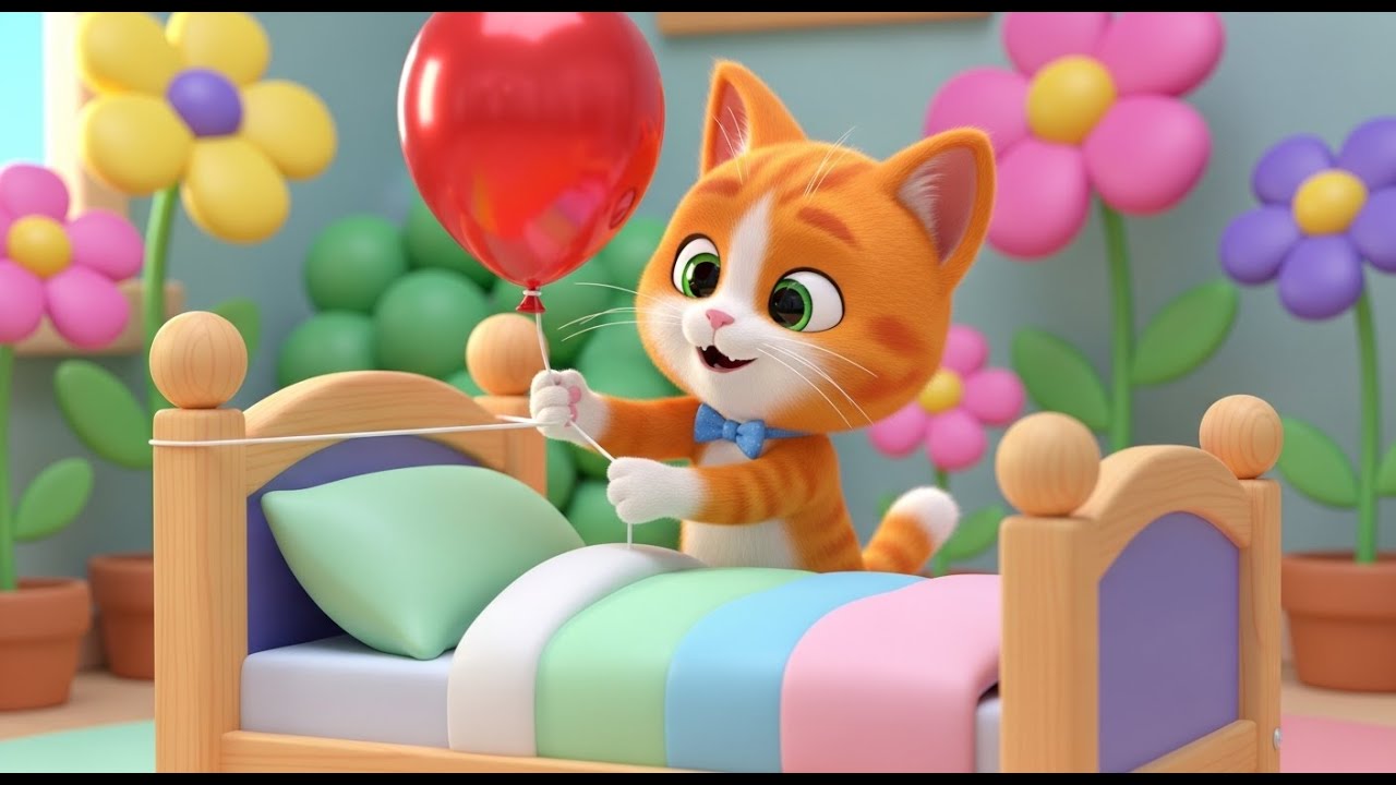 El Gato Que Amaba Los Globos | Mejores Rimas Infantiles y Canciones para Niños