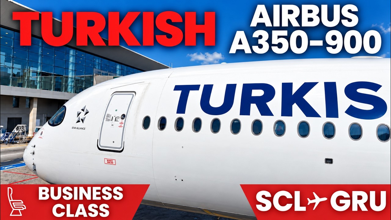 TRIP REPORT | Turkish Airlines - Airbus A350-900 - Santiago (SCL) to São Paulo (GRU) | Business