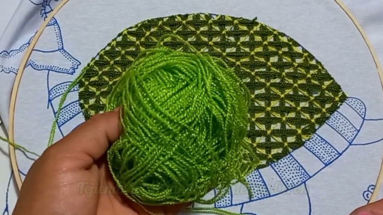 Bordado caparazón/Tortuga terrestre/Hand embroidery/Tejiendo y bordando con Melina Cerón