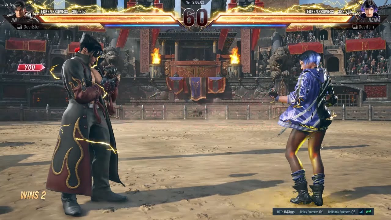 High Level Mishima Match | Devilster Jin Fights The Best Reina Of Pak!