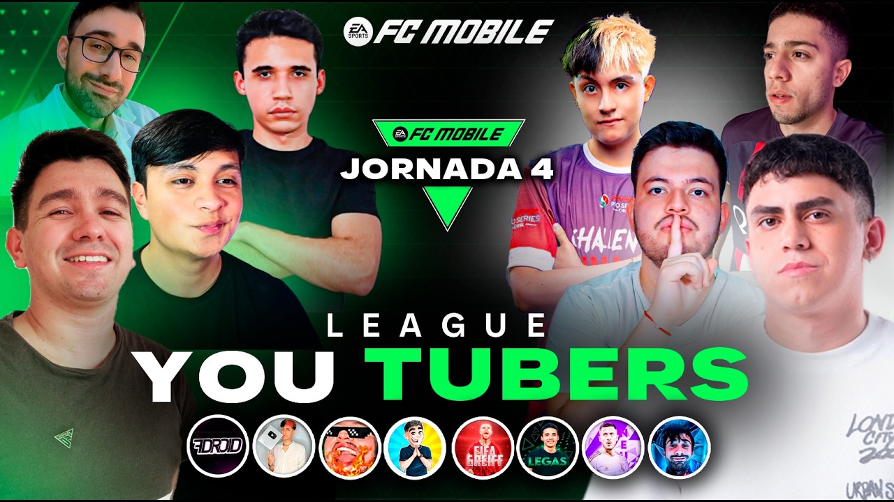 YouTubers LEAGUE |  JORNADA 4 | Temporada 1 I 2025/26