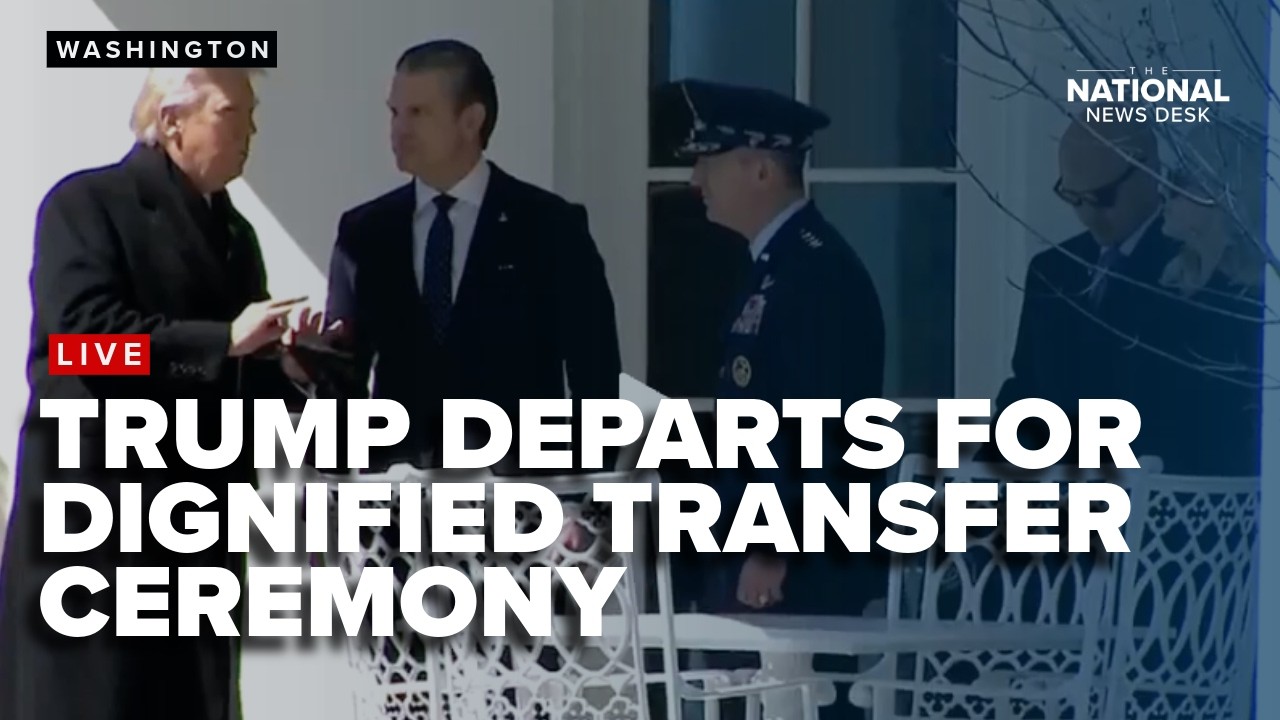 Trump departs Washington, D.C. en route Dover, Delaware for a Dignified Transfer Service